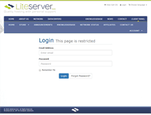Tablet Screenshot of clients.liteserver.nl